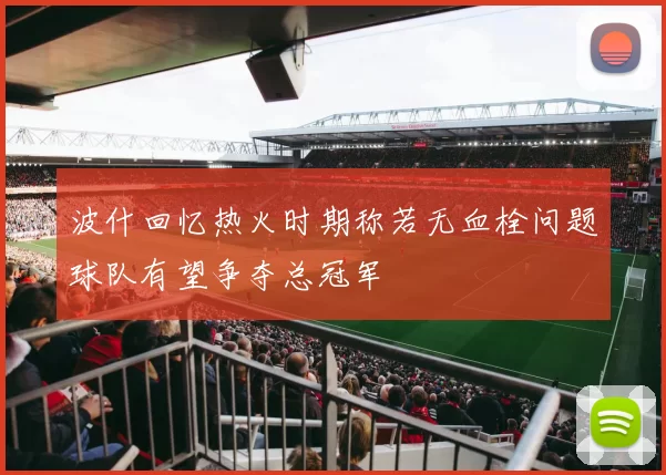 波什回忆热火时期称若无血栓问题球队有望争夺总冠军