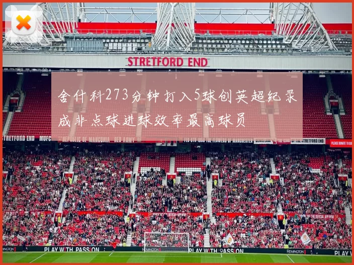 舍什科273分钟打入5球创英超纪录成非点球进球效率最高球员